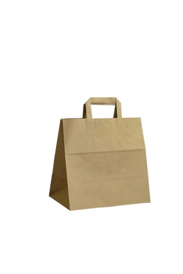 İçten Saplı Kraft Kağıt Çanta 28x29x17cm İçten Saplı Kraft Kağıt Çanta 28x29x17cm